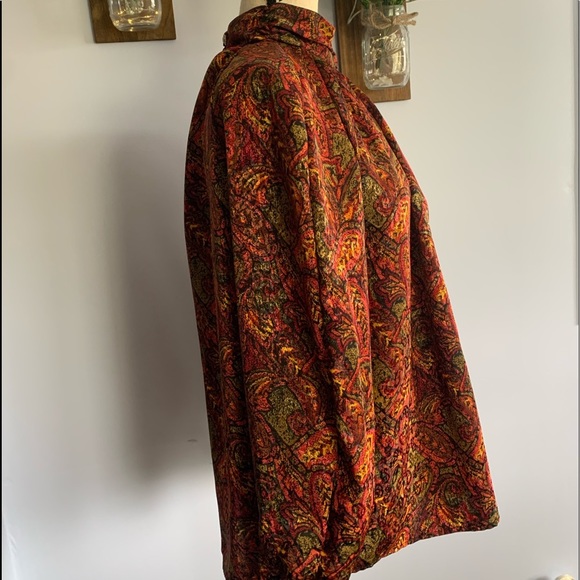 Jordan vintage cottagecore blouse‎ with bohemian print - Picture 3 of 12